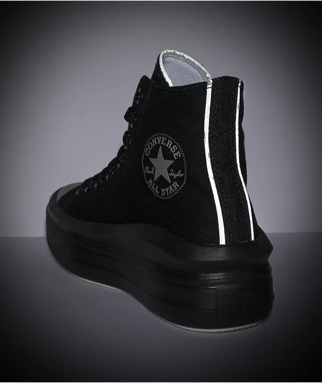 Full black platform converse online