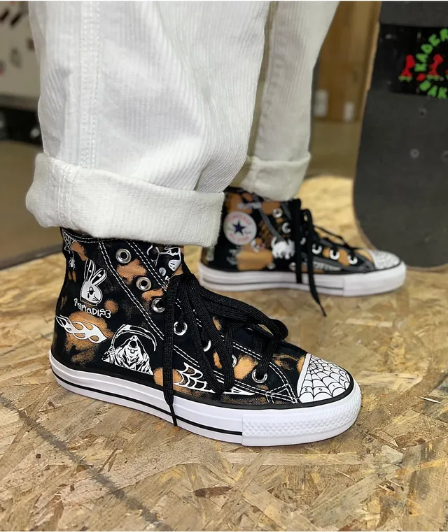 Converse CTAS Pro Sean Pablo Bleach High Top Skate Shoes Niagara