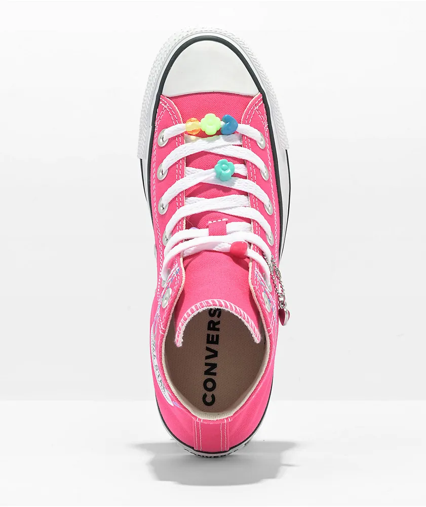Converse Chuck Taylor All Star Kidult Lift Pink High Top Shoes