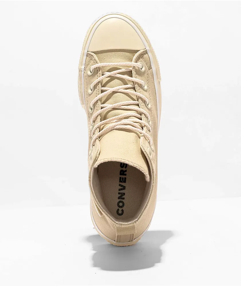 Converse Chuck Taylor All Star Lift Oat Milk High Top Platform