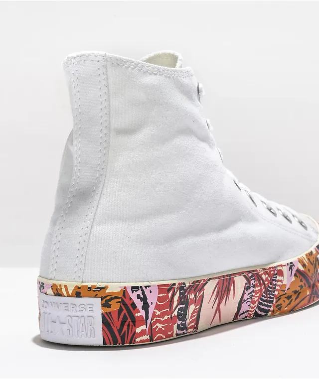 Converse Chuck Taylor All Star Lo Fi Jungle White High Top Shoes