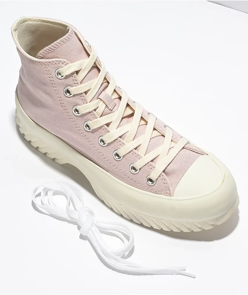 Converse Chuck Taylor All Star Lugged Barely Rose High Top Shoes