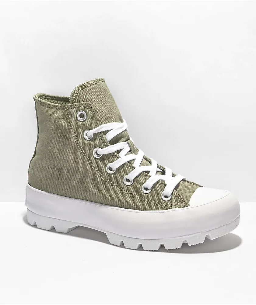 Converse Chuck Taylor All Star Lugged Olive High Top Shoes ...
