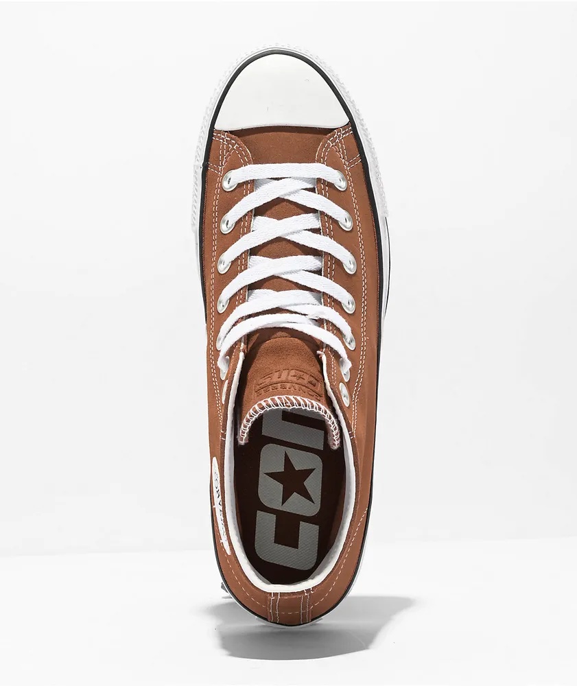 Converse Chuck Taylor All Star Pro Mid Tawny Owl Suede Skate Shoes