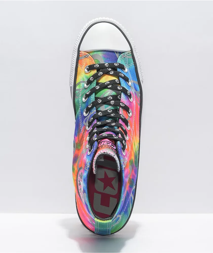 Tie dye chuck taylors 2025