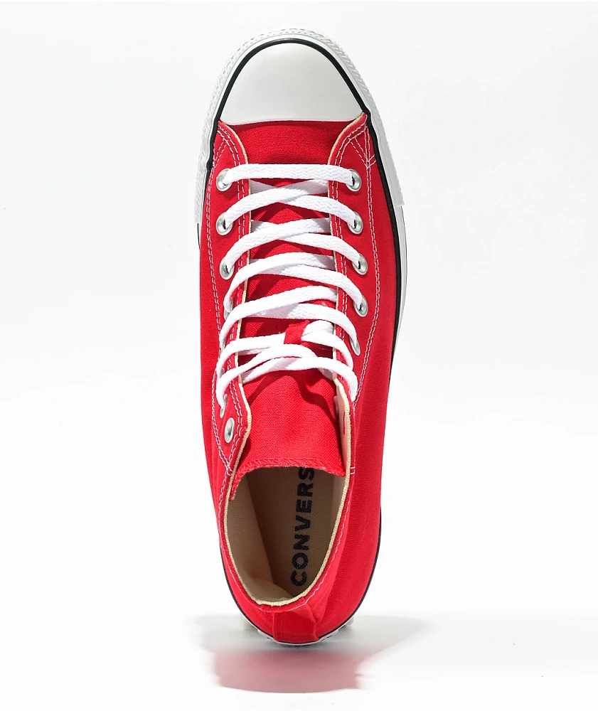 Converse Chuck Taylor All Star Red High Top Shoes | MainPlace Mall