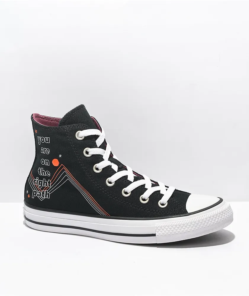 Converse Chuck Taylor All Star Right Path Black High Top Shoes 