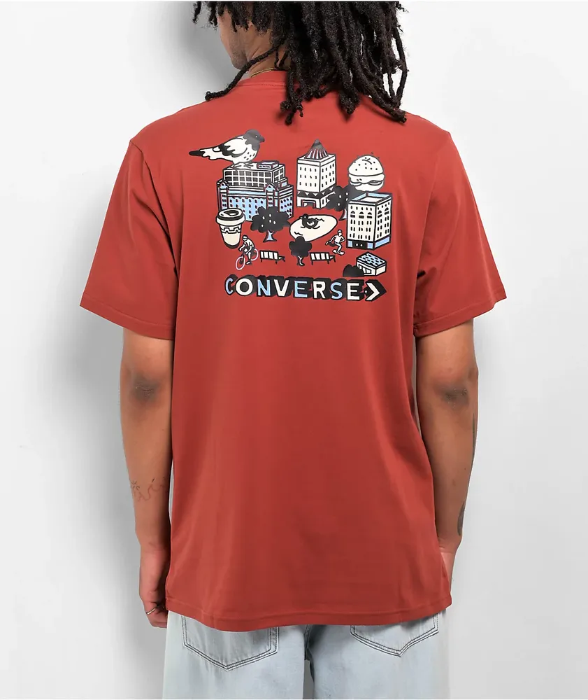 Converse City Tour Red T Shirt Willowbrook Shopping Centre