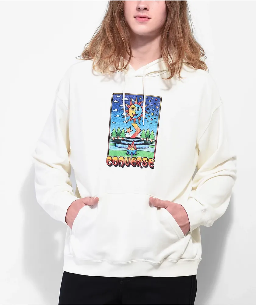 Converse hotsell hoodie white