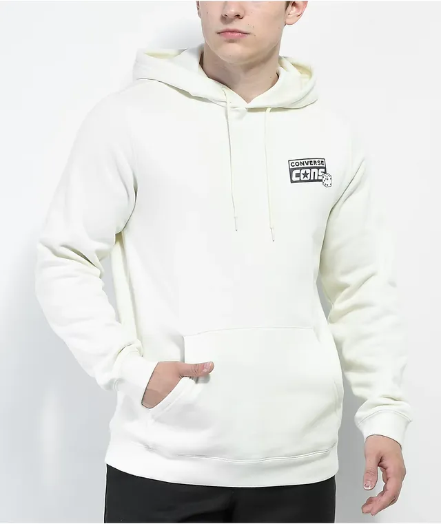 White converse hoodie outlet