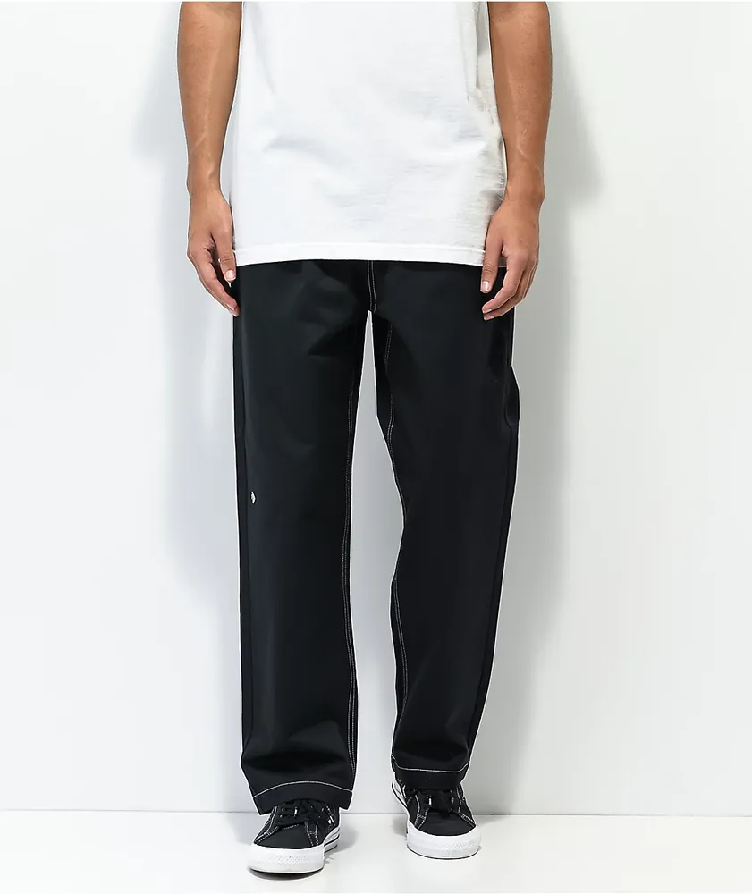 Converse Five Pocket Black Elastic Waist Pants Hamilton Place