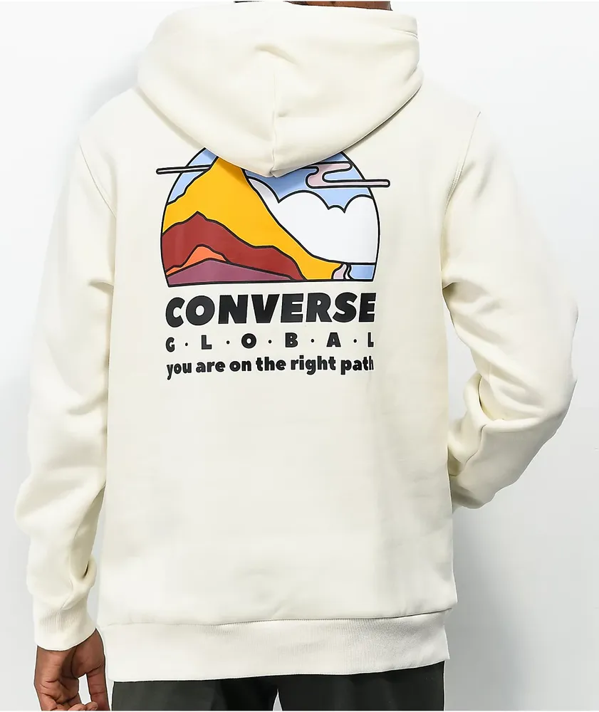 Yellow top converse hoodie