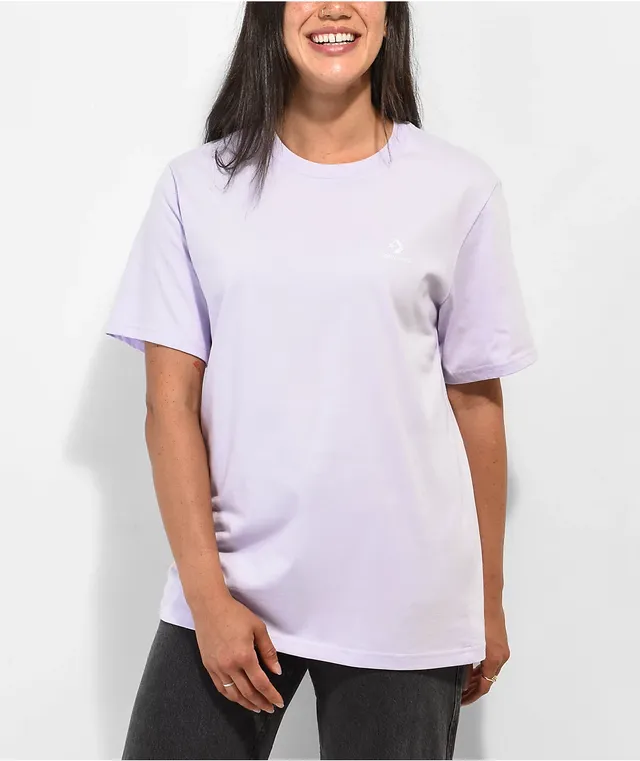 T shirt converse violet clearance
