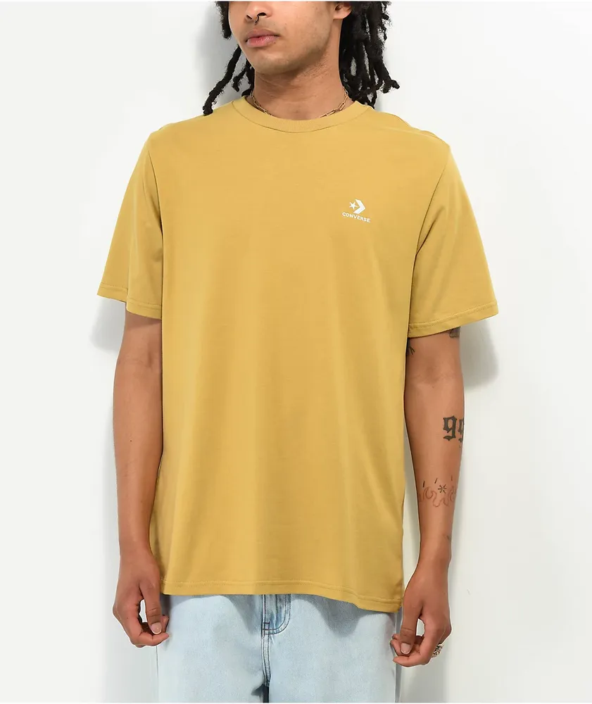 Converse t shirt orange on sale