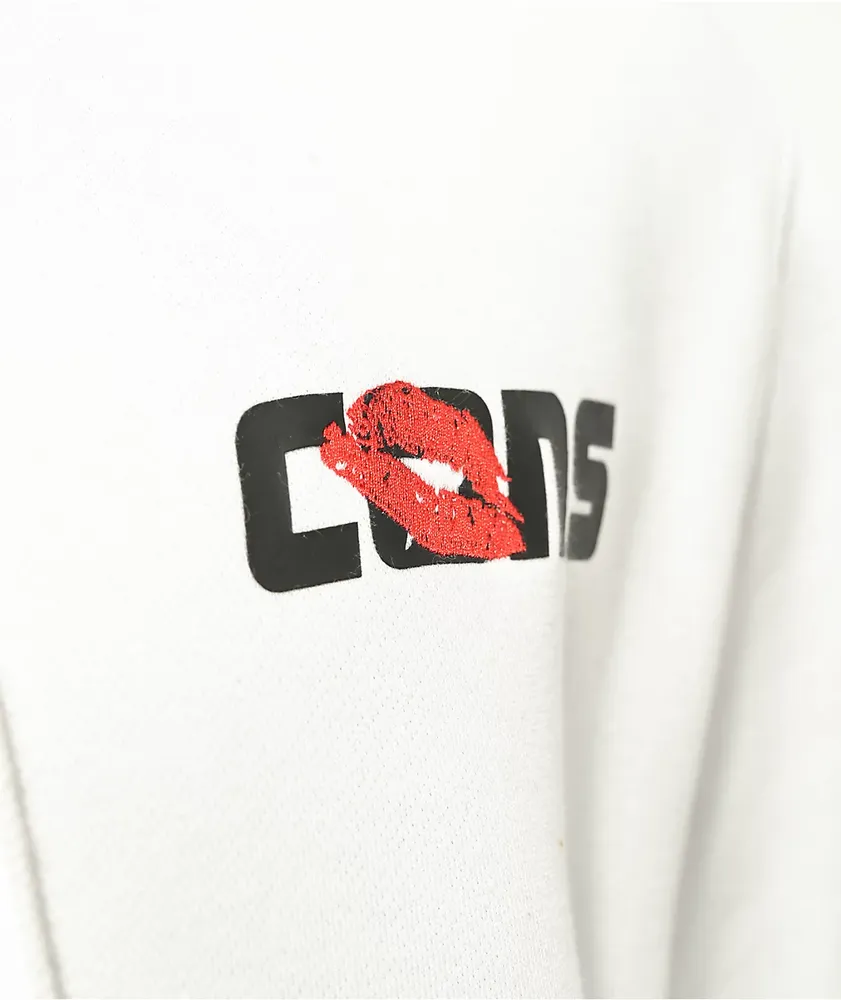 Converse Lips Fleece White Hoodie Coquitlam Centre