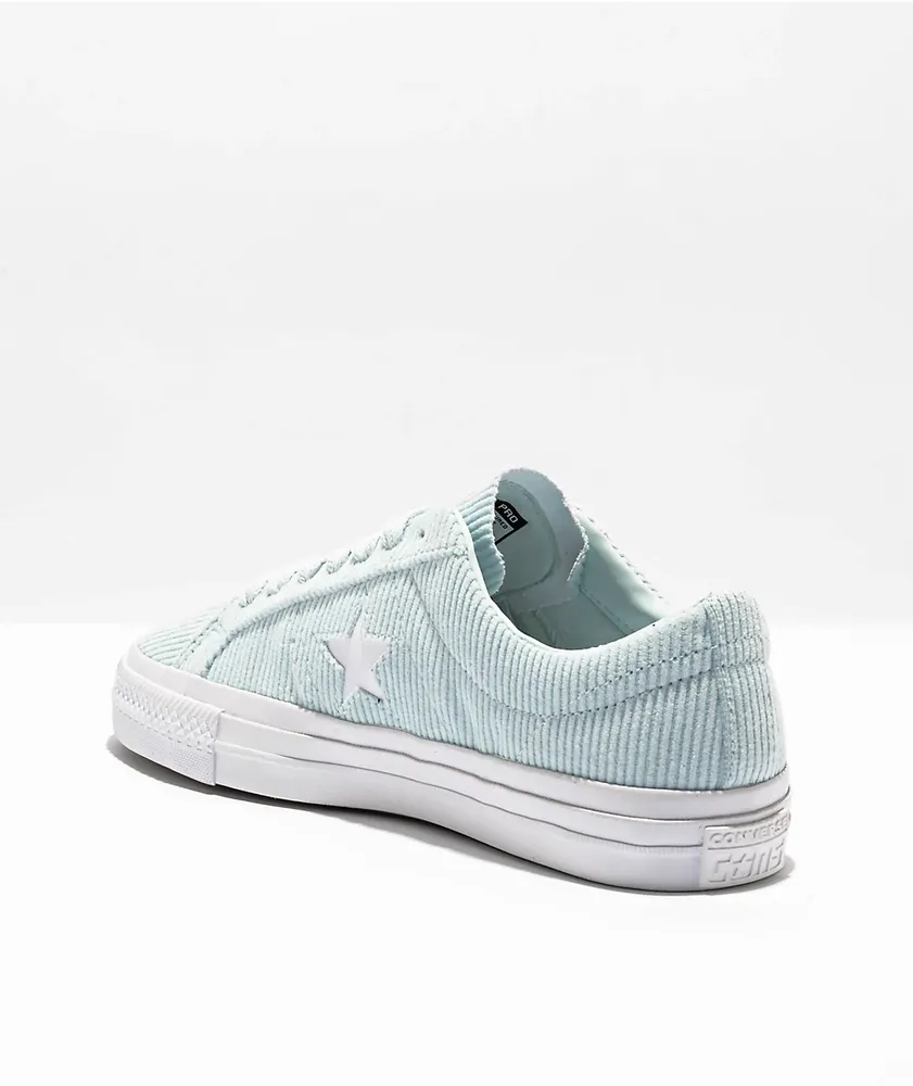 Converse One Star Pro Baby Blue Corduroy Shoes Coquitlam Centre