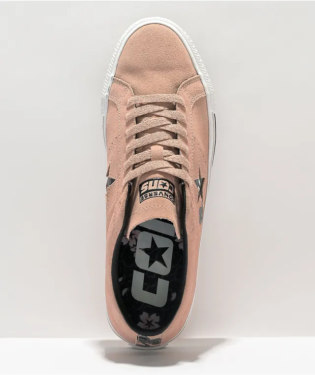 Converse One Star Pro Clay Pink Suede Skate Shoes CoolSprings