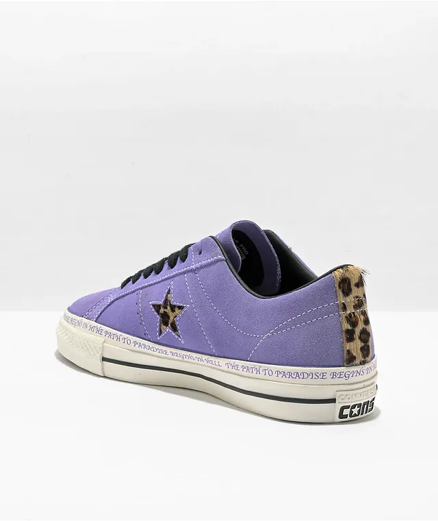 Converse one star lila store