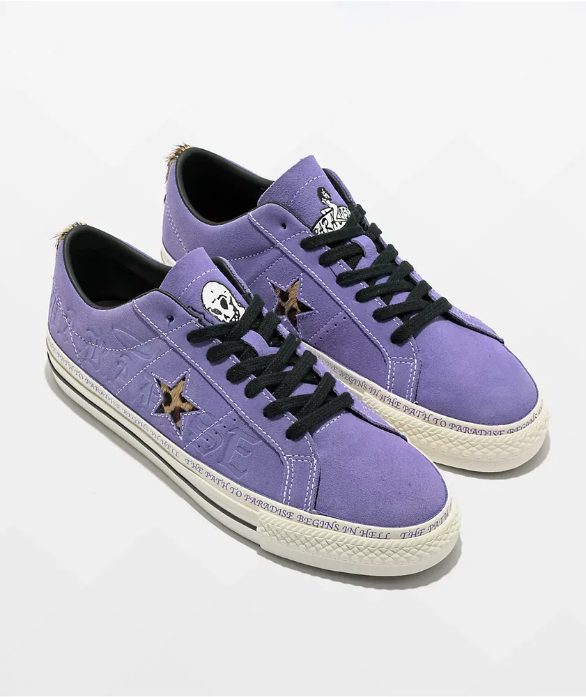 Converse One Star Pro Sean Pablo Lilac Suede Skate Shoes ...
