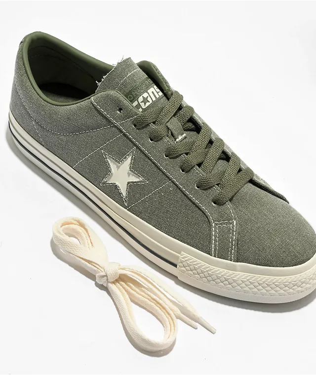 Converse One Star Pro Workwear Olive Green Skate Shoes | Hamilton