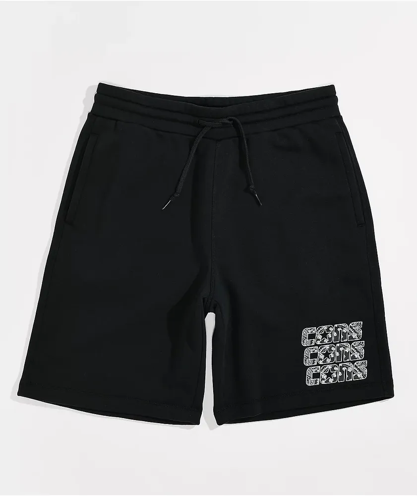 Shorts and black converse discount
