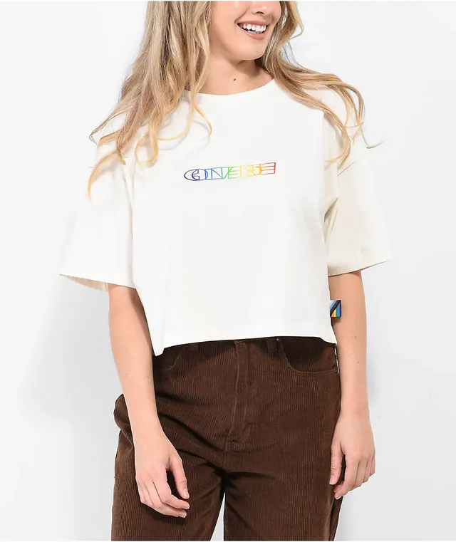 Converse pride t shirt top