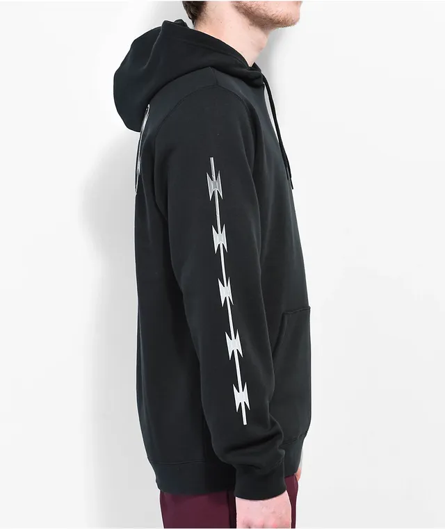 Converse black hoodie mens cheap