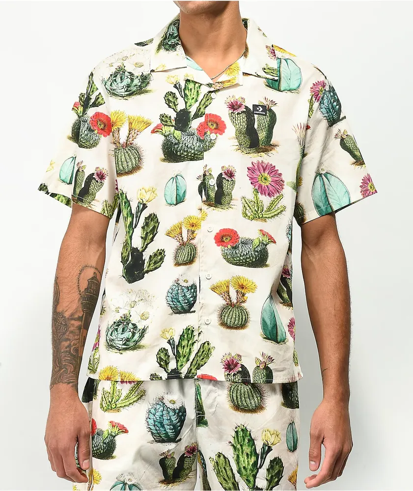 Converse Resort Sand Short Sleeve Button Up Shirt Hamilton Place