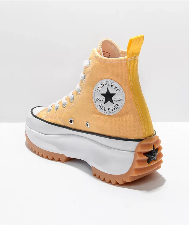 Converse run star hike jaune sales