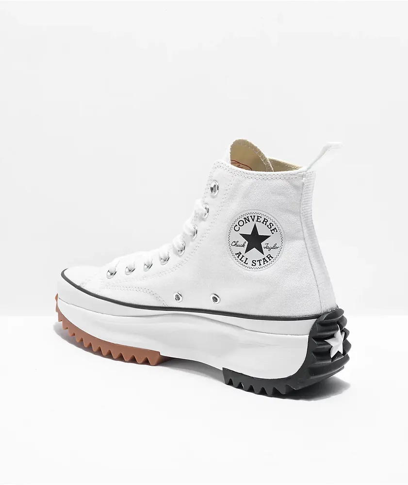 Converse Run Star Hike White High Top Shoes Coquitlam Centre