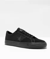 Converse black mono one star ox suede trainers cheap