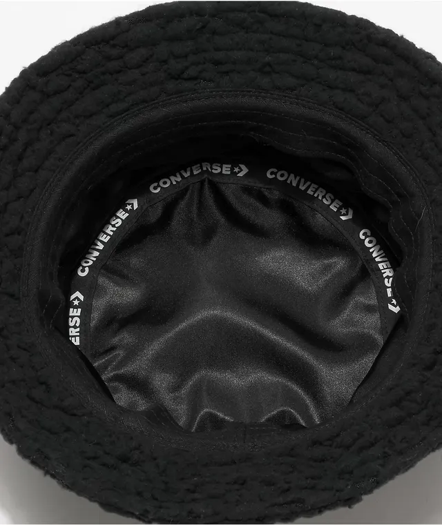 Converse bucket hat black hotsell