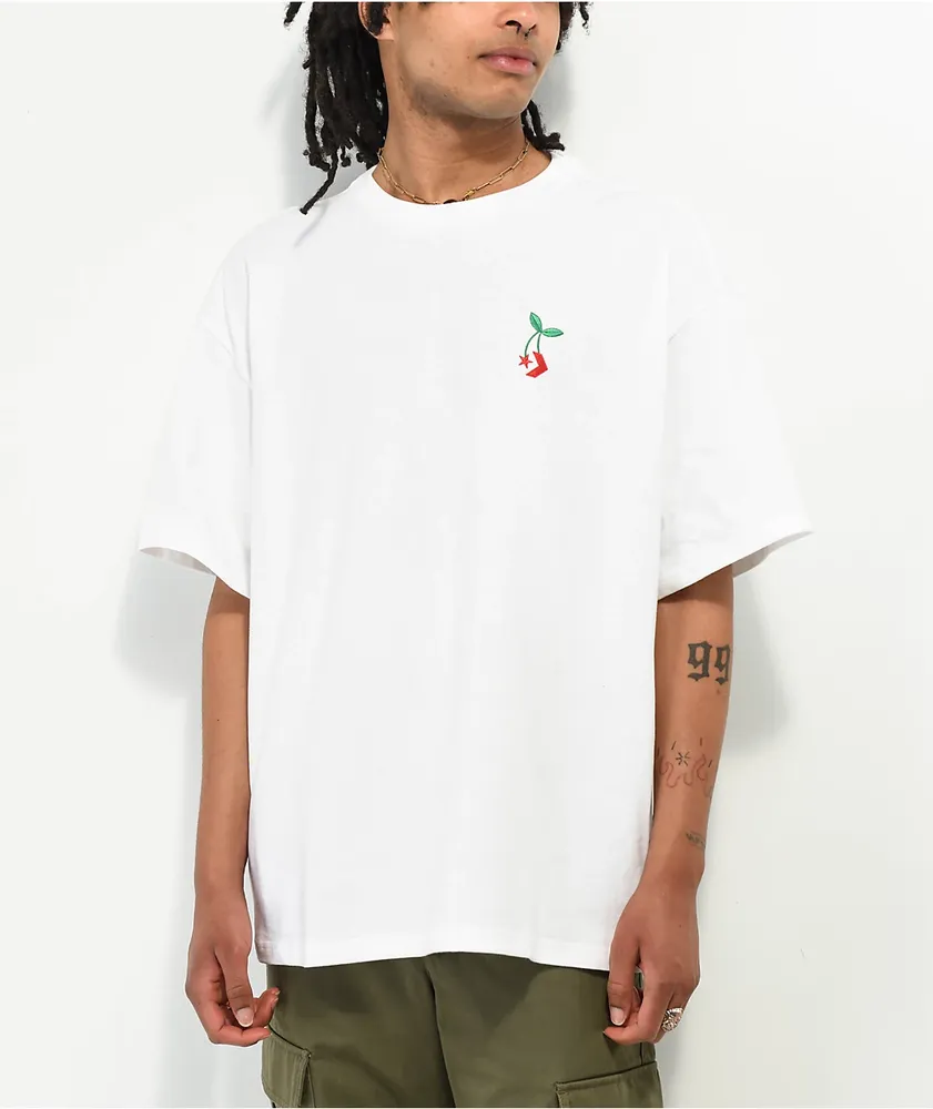 Converse Star Chevron Cherry White T Shirt Shop Midtown