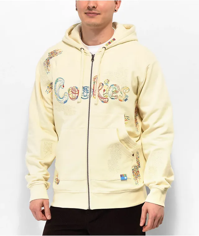 Cookies Anthem Cream Zip Hoodie CoolSprings Galleria