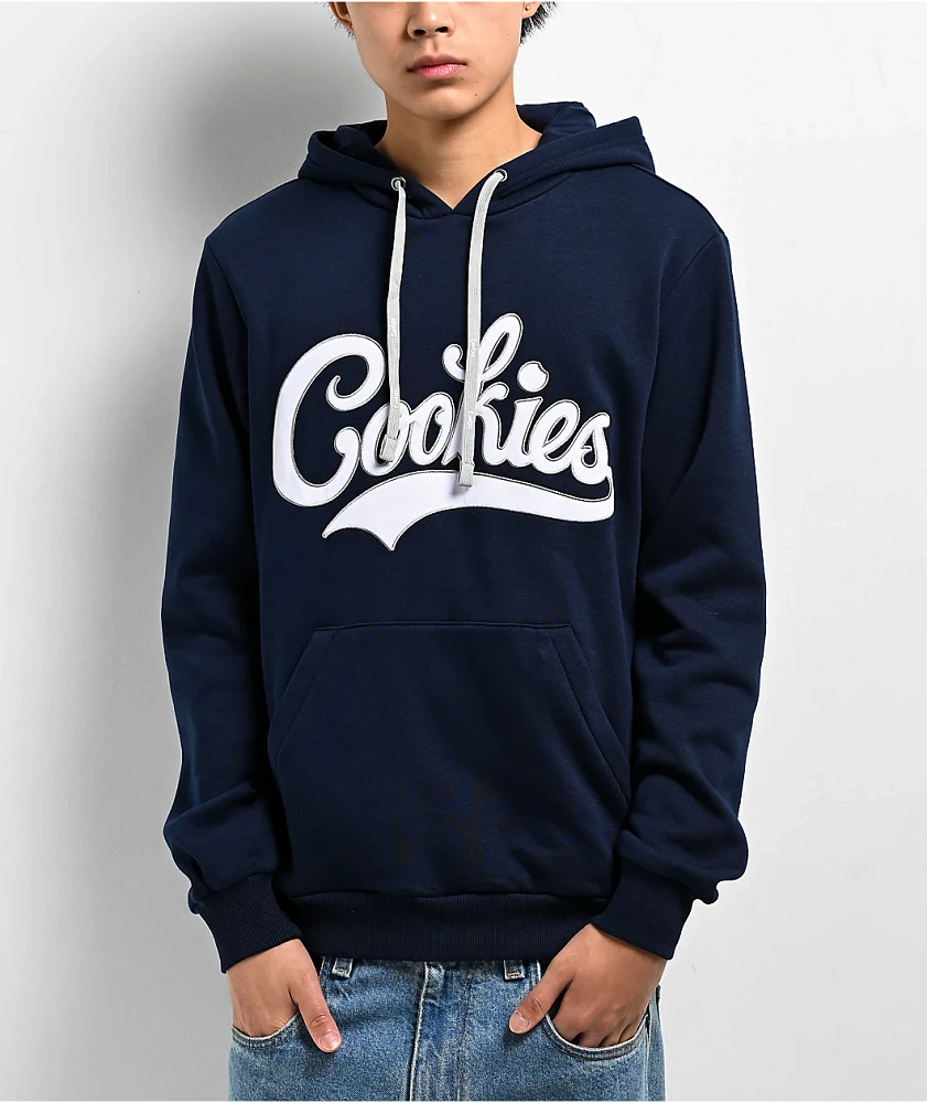 Cookies Bases Loaded Navy Hoodie | MainPlace Mall
