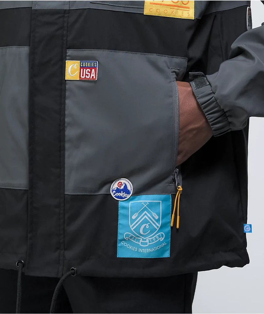 Cookies Colores Black Windbreaker Jacket | MainPlace Mall