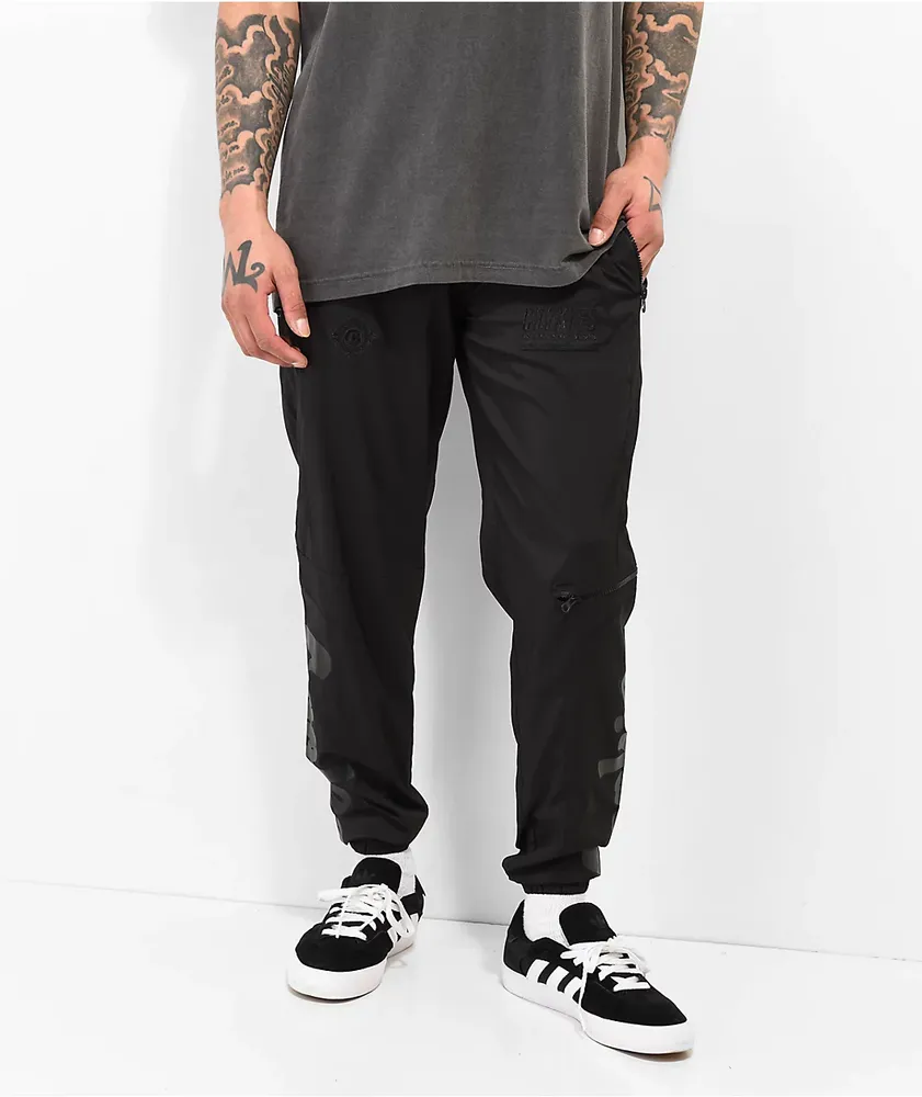 Grey hot sale windbreaker pants