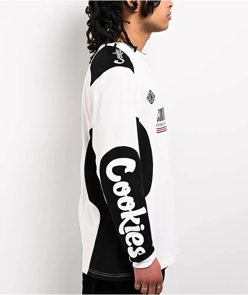 Cookies Costa Azul White Knit Long Sleeve T-Shirt | MainPlace Mall