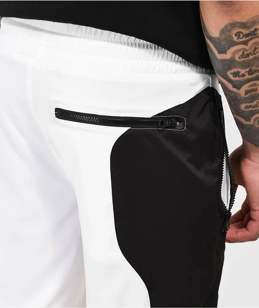 Nike white windbreaker pants outlet