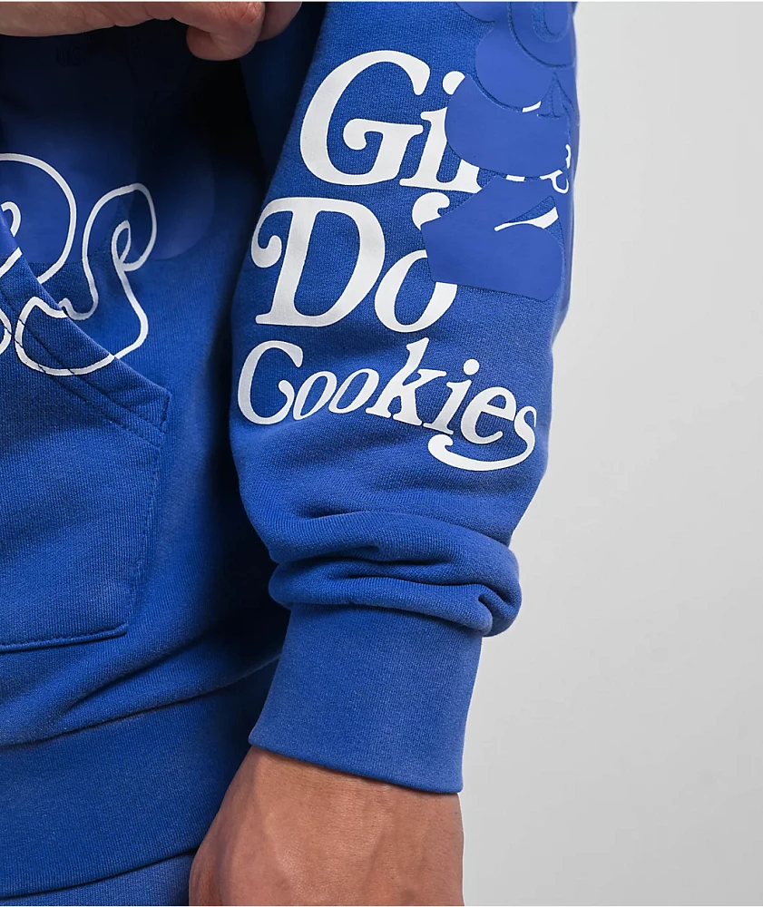 Cookies Florist Blue Wash Zip Hoodie | Mission Valley