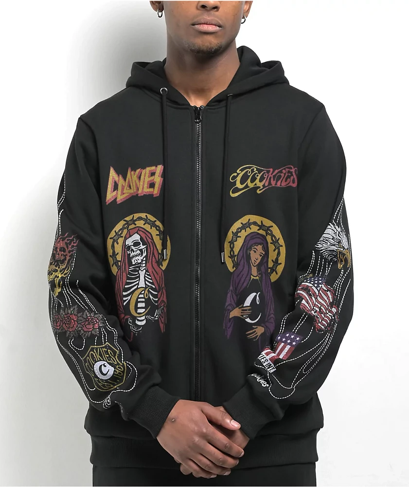 Cookies Highway Black Zip Hoodie | MainPlace Mall