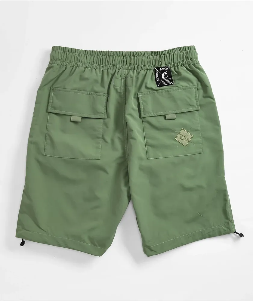 Cookies Key Largo Olive Cargo Shorts | MainPlace Mall