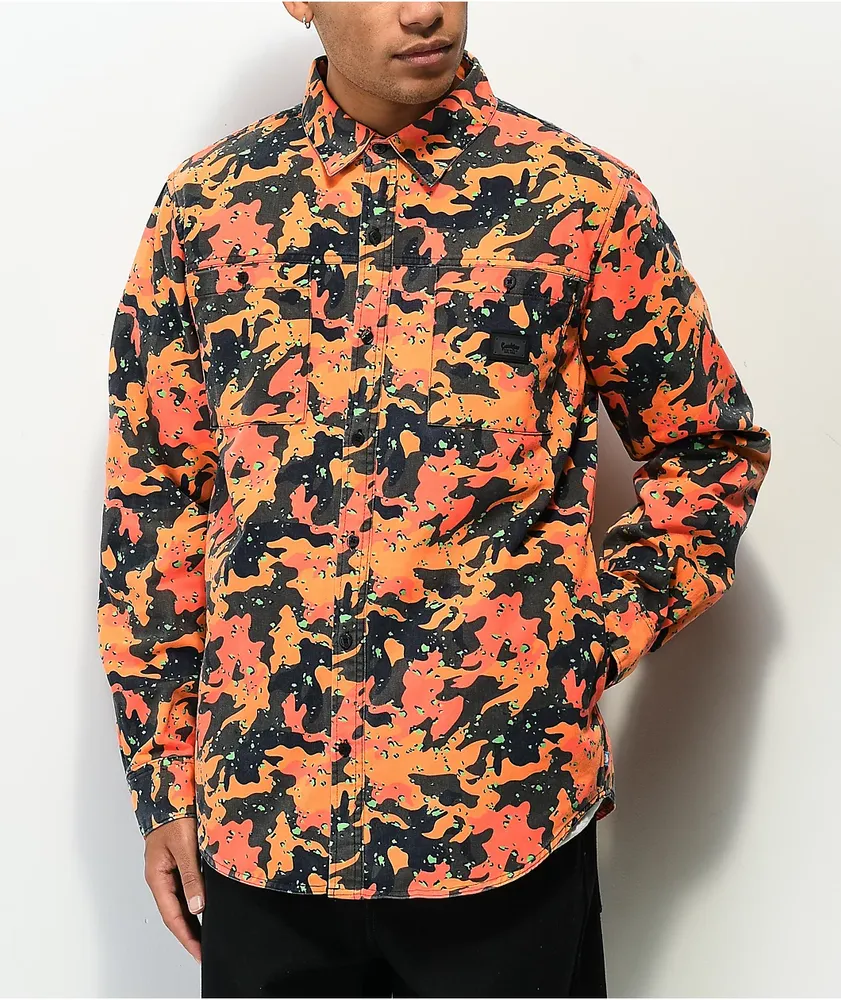 Camo button up dress shirt online