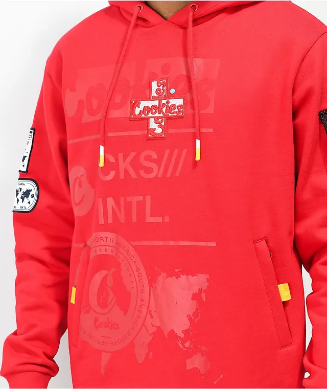 Red on sale cookies hoodie