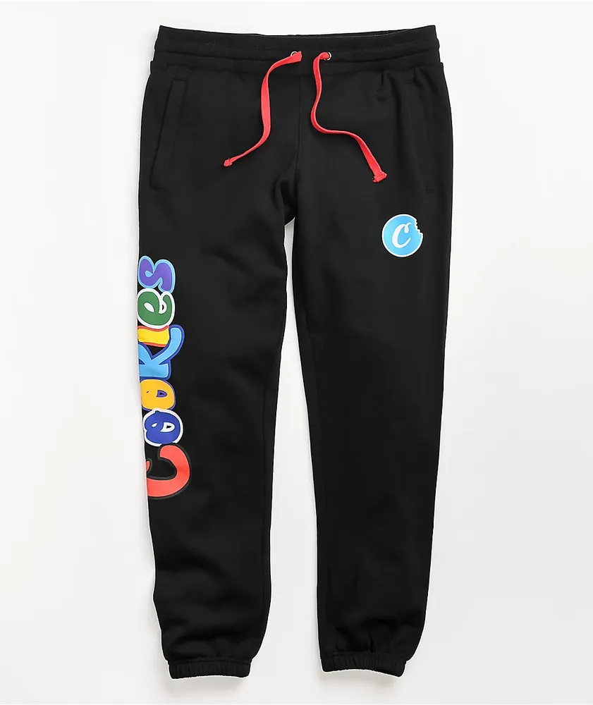 Cookies Multi Print Black Sweatpants CoolSprings Galleria