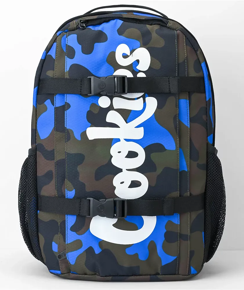 Blue 2025 camo backpack
