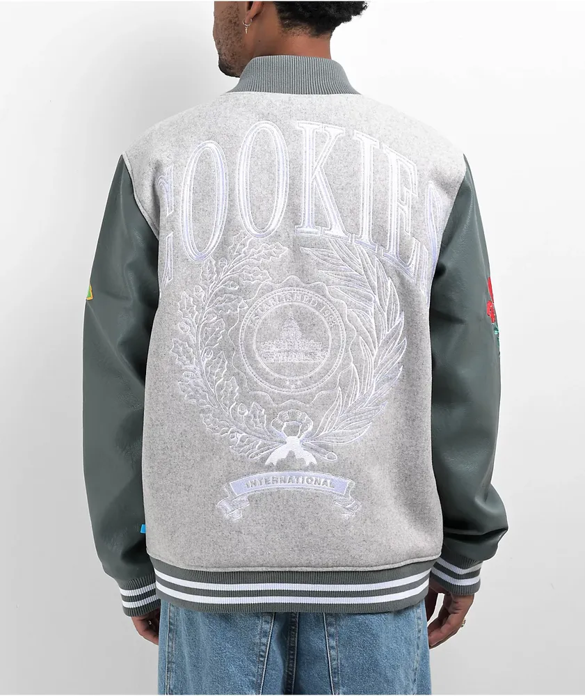Cookies Pack 12 Grey Varsity Jacket Mall of America