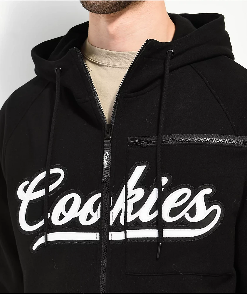 トップス Cookiekuulime Cookies Pack Talk Black Zip Hoodie | Dulles Town Center