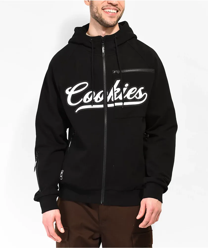 Cookies Pack Talk Black Zip Hoodie Willowbrook Shopping Centre
