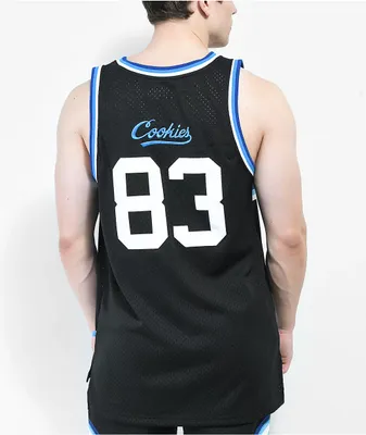 HUF Zine Black Basketball Jersey | Hamilton Place